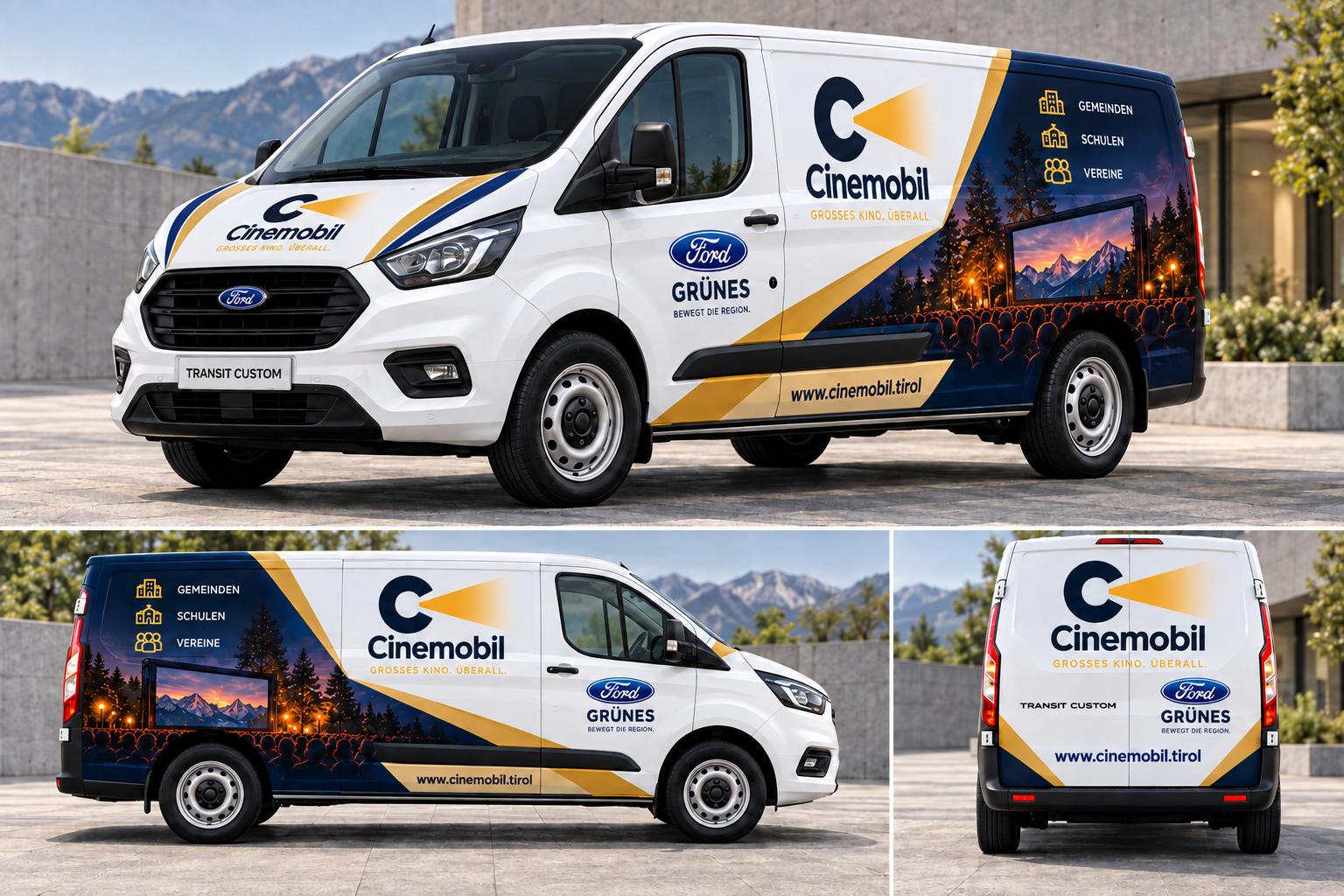 Cinemobil Fahrzeugbeklebung